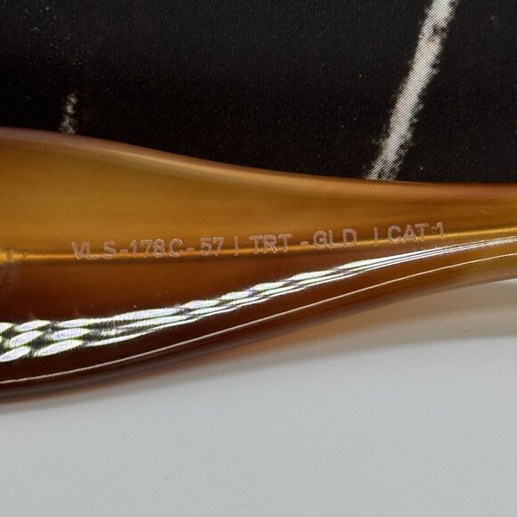 NEW VALENTINO VLS-178C HAVANA BROWN OVAL SUNGLASSES VALENTINO main image 10